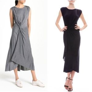 A.L.C. Emilie Midnight Blue Jersey Midi Dress size S New With Tags  NWT